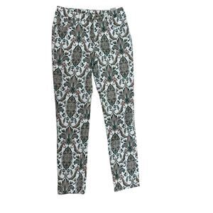 Chico’s 0T (US 4) So‎ Slimming Paisley Slim Leg Ankle Jeans Stretch